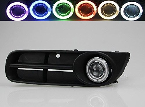 

AupTech Innovative Super CCFL Angel Eye Fog Light DRL Exact-Fit Fog Bumper Cover with Projector Lens for Skoda Fabia Scout