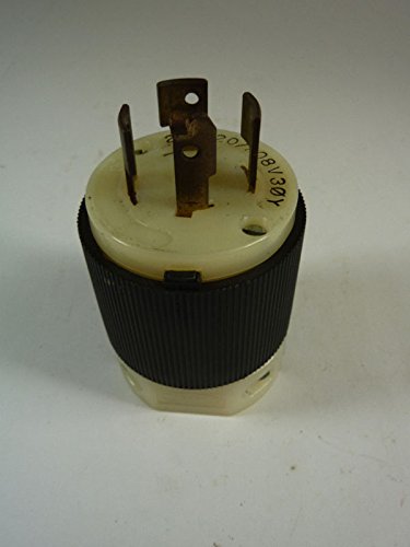 

Hubbell Wiring Devices HBL2441 20 Amp 120/208 Volt AC 4 Wire 4 Pole Nylon Black/