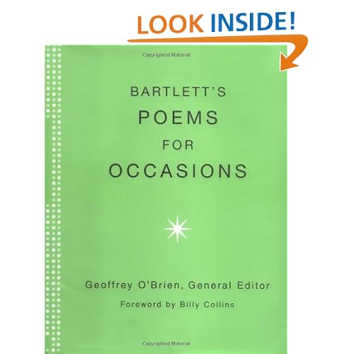 Bartlett's Poems for Occasions