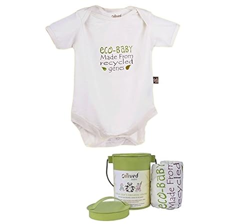 Omved Baby Onesies - I Recycle Organic for 3 - 6 Months, omved products review