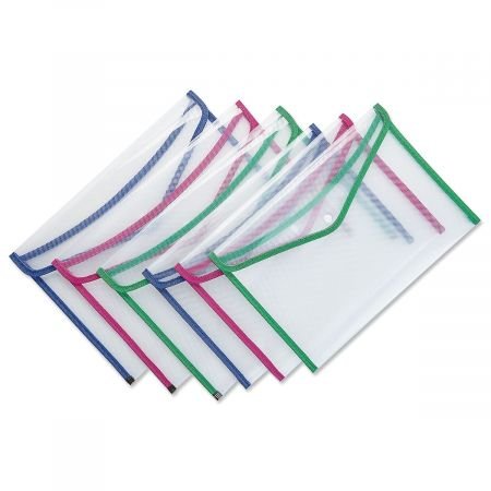Algopix Similar Product 8 - Clear EnvelopeStyle File Folders Set