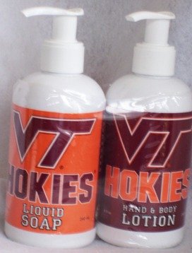 

Virginia Tech University Hokies Soap & Lotion Set - NCAA Graduation Gift