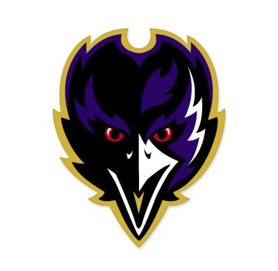 Baltimore Ravens NFL car bumper sticker decal (4