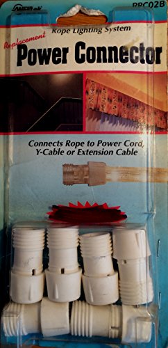 

6 Each: Rope Lighting Replacement Power Connectors
