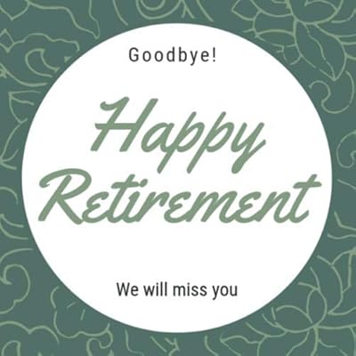 Goodbye! Happy Retirement - We Will Miss You: Guestbook for Retirement, Message Book, Memory Book, Keepsake, Retirement Book to Sign (Lulu & Bell: Retirement Guest Book)