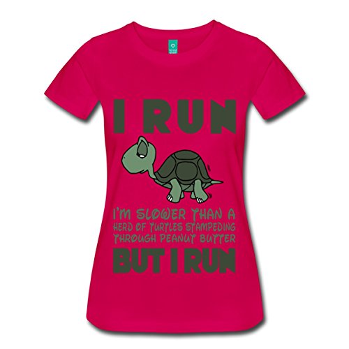 Running Motivation Turtle Women's Premium T-Shirt by Spreadshirt™