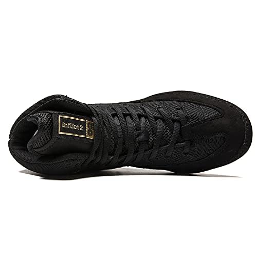 Men's Women's Boxing Wrestling Shoes Youth Combat Boxers Trainer Breathable Fighting Competition Shoes For Athletic Fitness_vogvips.com
