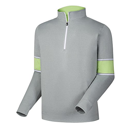 Algopix Similar Product 7 - FootJoy Ribbed Jacquard HalfZip Vest