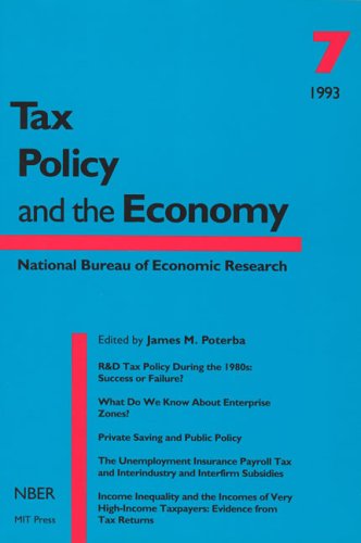 Tax Policy and the Economy, Vol. 7 by James M. Poterba