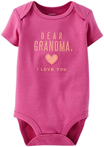 

Carter's Slogan Bodysuit (Baby) - Purple-6 Months