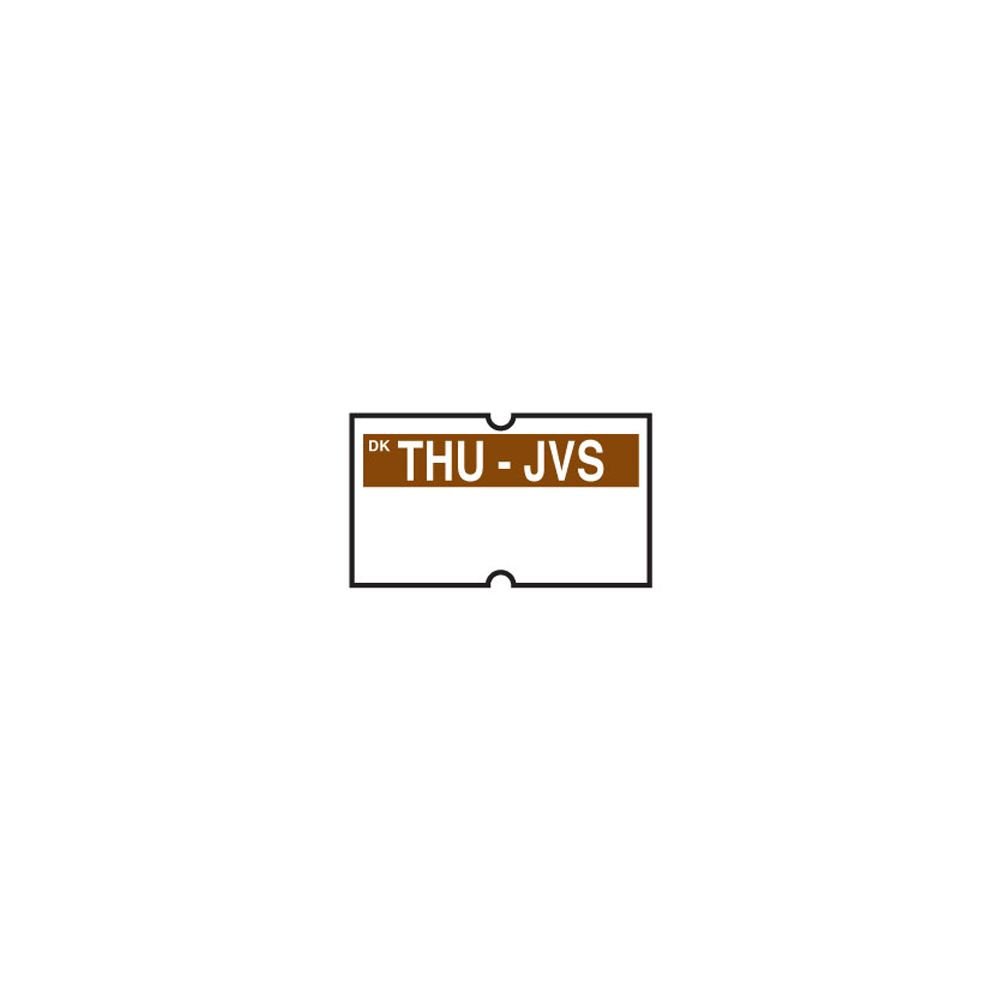 

DayMark 1104094 1-Line Thursday Label For DM-3 Label Gun - 8000 / PK