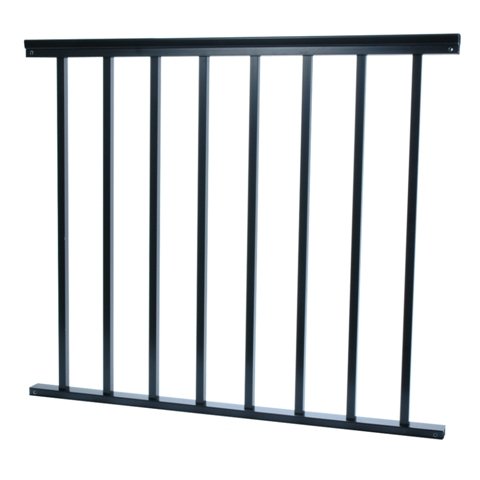 

Patio Decking 38" Railing Section Finish: Black
