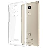 Huawei Ascend Mate7 専用ケース クリア ハード シェルカバー ( 透明 ) [ ポリカーボネート製 高透明性・耐衝撃性・耐傷性 ]
