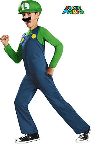 Super Mario Bros. - Luigi Child Costume size Small 4-6