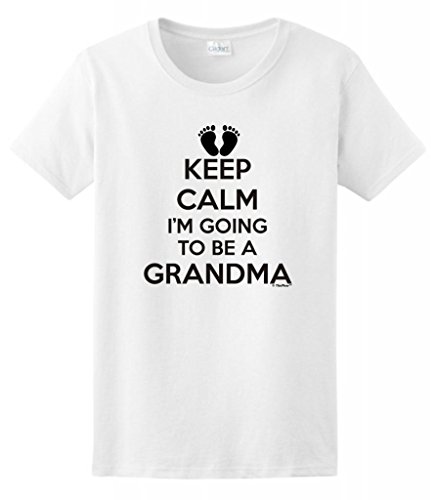 Keep Calm I'm Going to Be a Grandma Ladies T-Shirt