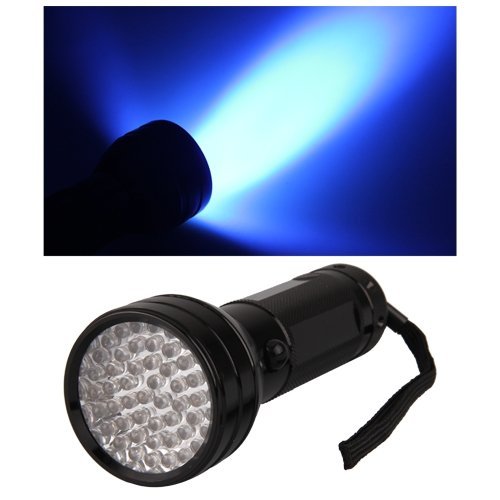 SODIAL(R) UV Ultra Violet Blacklight 51 LED Camping Outdoor Light Torch Lamp