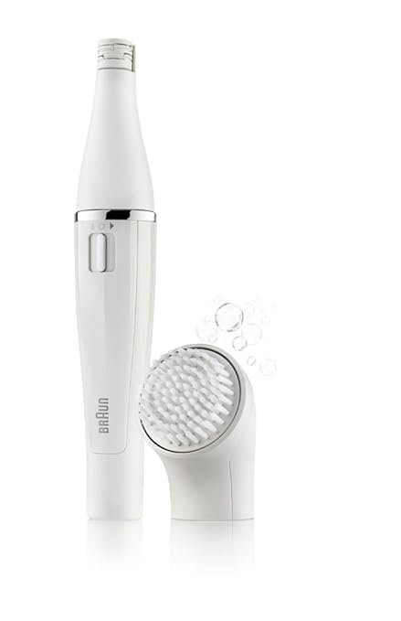 Braun Face 810 - Depiladora facial y cepillo de limpieza facial