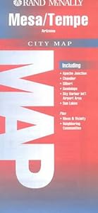 Rand McNally Mesa Tempe Arizona City Map (Folded-Map Series) by Rand McNally and Company