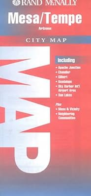 Rand McNally Mesa Tempe Arizona City Map (Folded-Map Series)