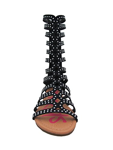 Suzette-71 Little Girls Gladiator Sandals with Studs