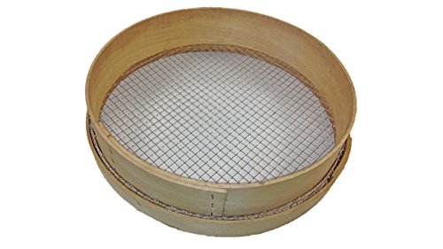 Setaccio Da Giardino Rotondo In Ferro Zincato - Diametro 43 Cm, Maglia 3 Mm