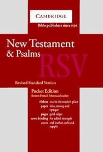 RSV New Testament and Psalms Brown French Morocco Leather RSVNTP3