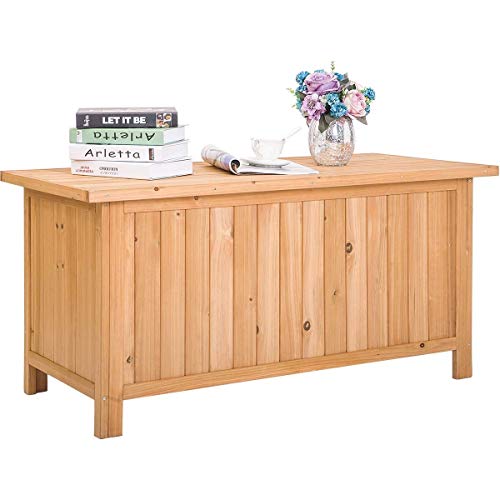 Algopix Similar Product 9 - Leisure Zone Outdoor Wooden Storage