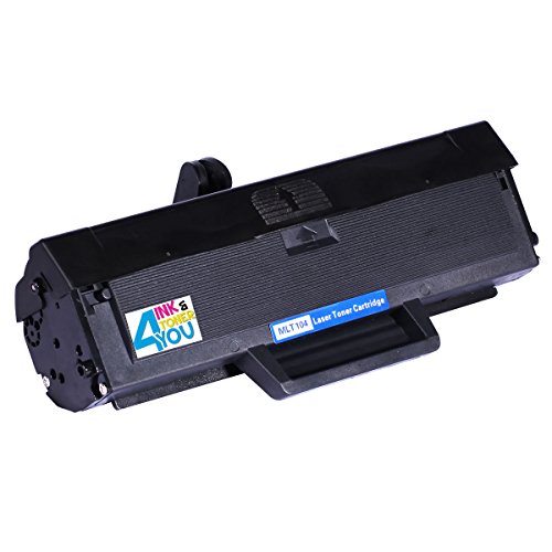 Ink & Toner 4 You ® Compatible Black Laser Toner Cartridge for Samsung MLT-D104S 104S Works With Samsung ML-1660 ML-1660K ML-1660N ML-1661 ML-1665 ML-1667 ML-1670 ML-1675 ML-1865 ML-1865W ML-1666 SCX-3200 SCX-3205 SCX-3205W Series Laser Printers - 1,500 Page Yield