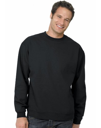 Hanes Adult EcoSmart Crew, Black, XX-Large