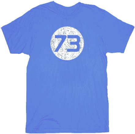 Style3 T-Shirt Donna "Sheldon Numero 73" - 100% Cotone Premium, Vestibilità Aderente - Idea Regalo Serie TV
