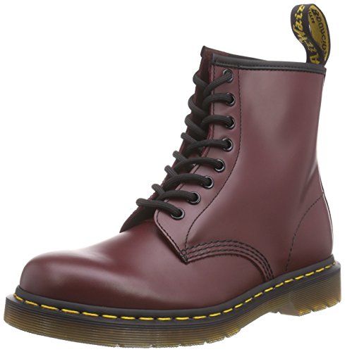 Dr. Martens 1460 - Botas con cordones, unisex, color rojo (cherry red), talla 39