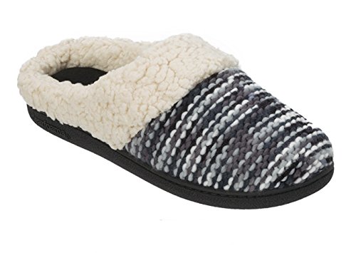 Dearfoams Women's Knit Dye Clog Memory Foam Slipper