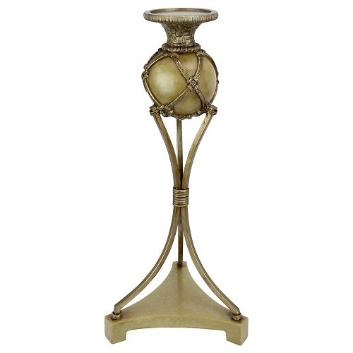 Algopix Similar Product 7 - Design Toscano Woven Orb 18" Candlestick