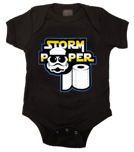 Kiditude Storm Pooper Funny Baby Bodysuit Romper