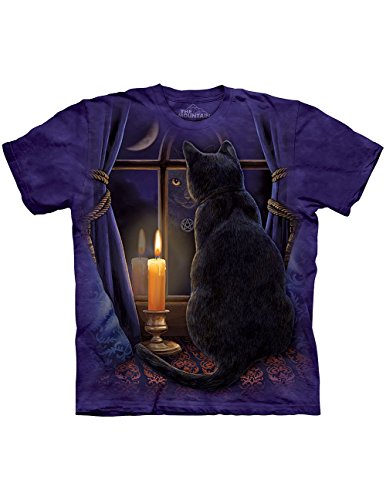 Lisa Parker Midnight Cat Vigil T-Shirt, Dark Of Night Watch