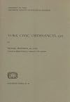 York civic ordinances, 1301