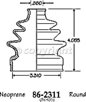 Algopix Similar Product 8 - EMPI 86-2311-D CV Boot