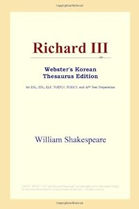 Richard III (Webster's Korean Thesaurus Edition)