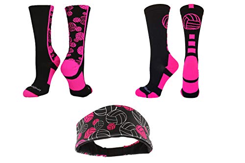 Algopix Similar Product 10 - MadSportsStuff Volleyball Logo Socks