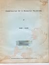 Construction of a Maksutov Telescope
