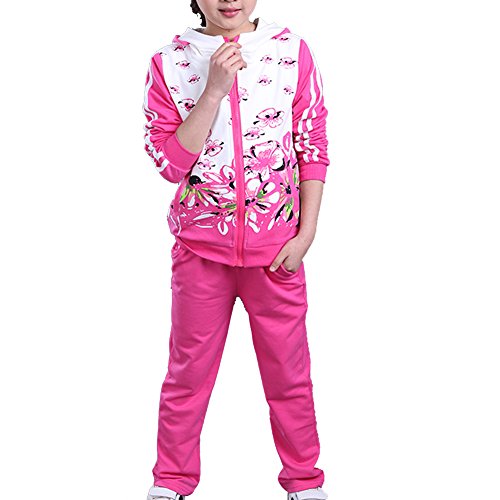 Algopix Similar Product 2 - Vividda Girls Hooded Flower Butterfly