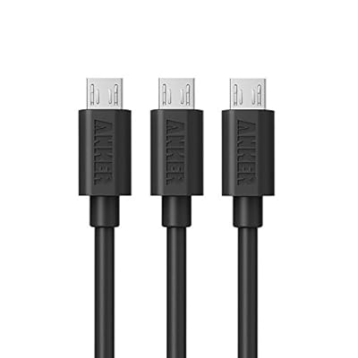 Anker® 【3本セット】 90cm Micro USB ケーブル ハイスピード USB 2.0 Aオス型-B同期 充電用ケーブル Android / Samsung / HTC / Motorola / Nokia 他対応