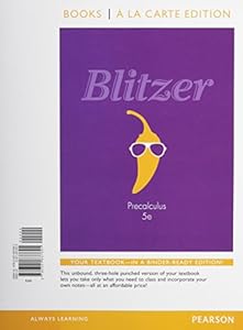 Precalculus, Books a la Carte Edition