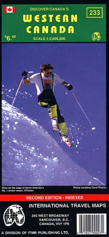 Western Canada Map by Jack Joyce