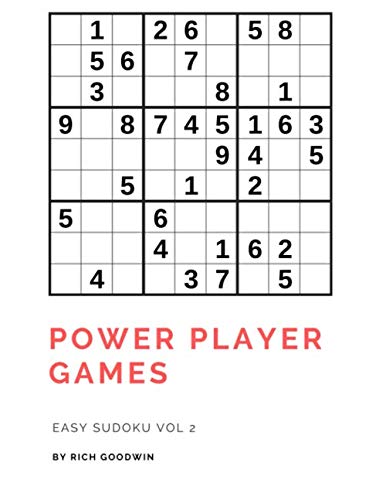 Power Player Games Easy Sudoku Vol 2 by Rich Goodwin