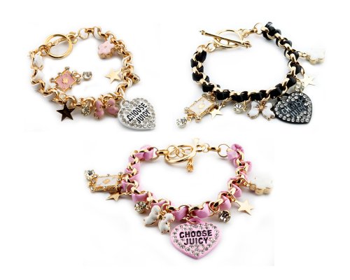 BONAMART ® Amazing Wrap Bracelet charm with Bow Love Heart And Shiny Star Flower For Women New Hot Item Jewelry Fashion
