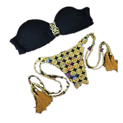 

Baby Box Brazilian Vintage Triangle Swimwear Bikini Bandeau Push Up Bra