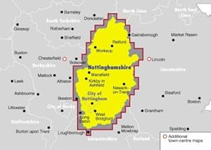 Ordnance Survey Nottinghamshire Street Atlas by George Philip & Son