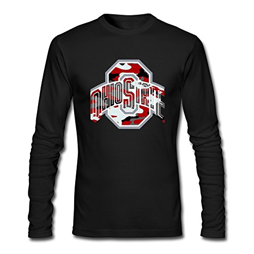 Flycro O Neck Men's Osu Ohio State Buckeyes Logo Love T-Shirt