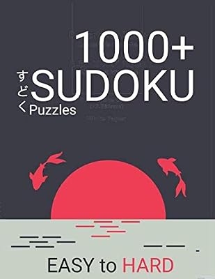 1000+ Sudoku Puzzles Easy to Hard: Sudoku Puzzle Book for Adults with Answers
